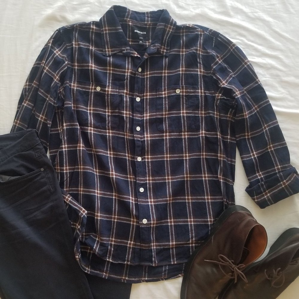 Bonobos Slim Fit Plaid Button-Down Shirt